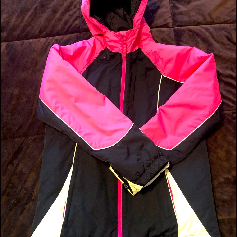 Like new fleece double jacket worn  4 photo shoot